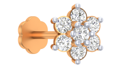 18K Gold & Diamond Nose Pin KRA50160