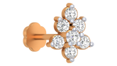 18K Gold & Diamond Stud Nose Pin KRA50161