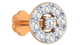 18K Gold & Diamond Round Nose Pin KRA50164