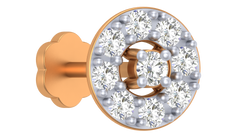 18K Gold & Diamond Nose Pin KRA50164