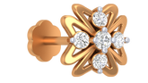 18K Gold & Diamond Stud Nose Pin KRA50184