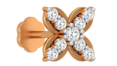 18K Gold & Diamond Nose Pin KRA50208