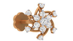 18K Gold & Diamond Nose Pin KRA50210