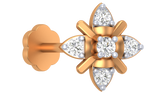 18K Gold & Diamond Stud Nose Pin KRA50211