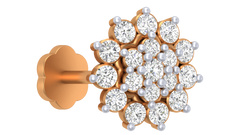 18K Gold & Diamond Nose Pin KRA50253