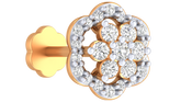 18K Gold & Diamond Stud Nose Pin KRA50257