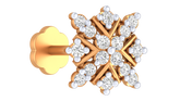 18K Gold & Diamond Stud Nose Pin KRA50283