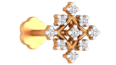 18K Gold & Diamond Nose Pin KRA50286