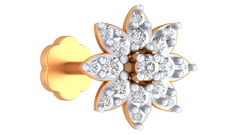18K Gold & Diamond Nose Pin KRA50294
