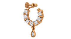 18K Gold & Diamond Nose Pin KRA50299