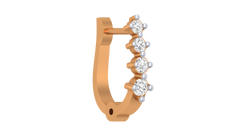 18K Gold & Diamond Nose Pin KRA50300