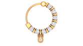 18K Gold & Diamond Nose Ring KRA50302