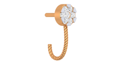 18K Gold & Diamond Nose Pin KRA50303