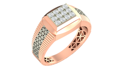18K Gold & Diamond Ring For Men KRA60194
