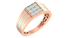 18K Gold & Diamond Ring For Men KRA60206