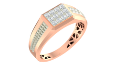 18K Gold & Diamond Ring For Men KRA60226