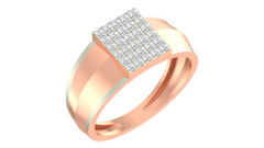 18K Gold & Diamond Ring For Men KRA60272