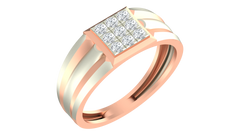 18K Gold & Diamond Ring For Men KRA60275