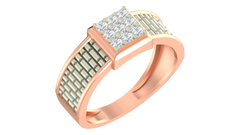 18K Gold & Diamond Engagement Ring For Men KRA60279