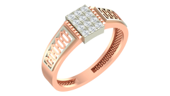 18K Gold & Diamond Ring For Men KRA60285