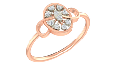 18K Gold & Diamond Cocktail Ring For Women KRB10094-A