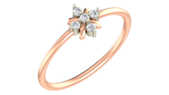 18K Gold & Diamond Ring For Women KRB10476-A