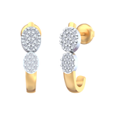 18K Gold & Diamond Women Engagement Earring KRB30018