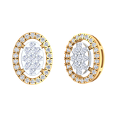 18K Gold & Diamond Women Stud Earring KRB40026E