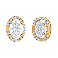 18K Gold & Diamond Women Stud Earring KRB40026E