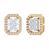 18K Gold & Diamond Women Stud Earring KRB40028E