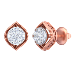 18K Gold & Diamond Women Earring KRB40043E