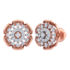 18K Gold & Diamond Women Earring KRB40045E