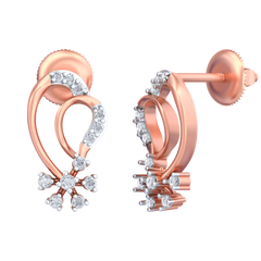 18K Gold & Diamond Women Earring KRB40047E