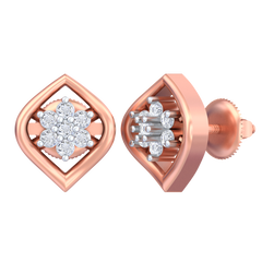 18K Gold & Diamond Women Stud Earring KRB40050E