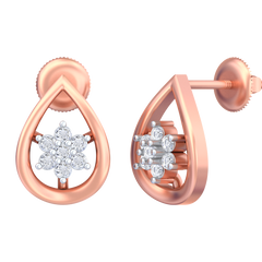 18K Gold & Diamond Women Earring KRB40052E