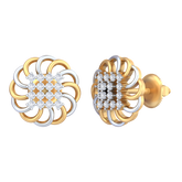 18K Gold & Diamond Women Engagement Earring KRB40054E