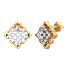 18K Gold & Diamond Women Earring KRB40055E
