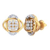 18K Gold & Diamond Women Stud Earring KRB40056E