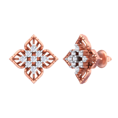 18K Gold & Diamond Women Engagement Earring KRB40057E