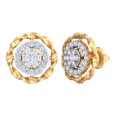 18K Gold & Diamond Women Engagement Earring KRB40058E