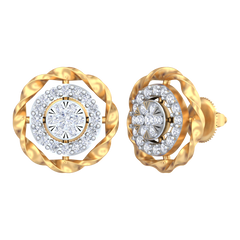 18K Gold & Diamond Women Earring KRB40058E