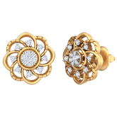 18K Gold & Diamond Women Engagement Earring KRB40060E
