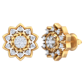 18K Gold & Diamond Women Engagement Earring KRB40061E