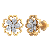 18K Gold & Diamond Women Engagement Earring KRB40062E