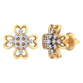 18K Gold & Diamond Women Stud Earring KRB40064E