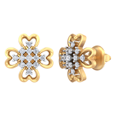 18K Gold & Diamond Women Earring KRB40064E