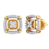 18K Gold & Diamond Women Engagement Earring KRB40065E