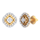 18K Gold & Diamond Women Stud Earring KRB40068E