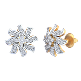 18K Gold & Diamond Women Engagement Earring KRB40069E