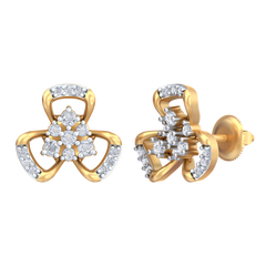 18K Gold & Diamond Women Earring KRB40072E